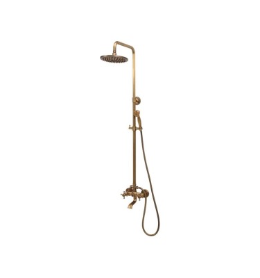 KOLUMNA PRYSZNICOWA RETRO BRONZE 1 75829 Fala