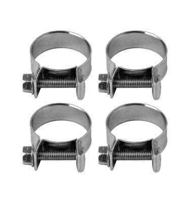 Obejma, opaska śrubowa, zaciskowa ocynkowana W1 mini 20-22mm, 4szt.