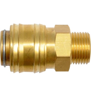 SZYBKOZAŁĄCZE MOSIĘŻNE 1/4, GWINT ZEWNĘTRZNY 3/8 YT-24095 YATO