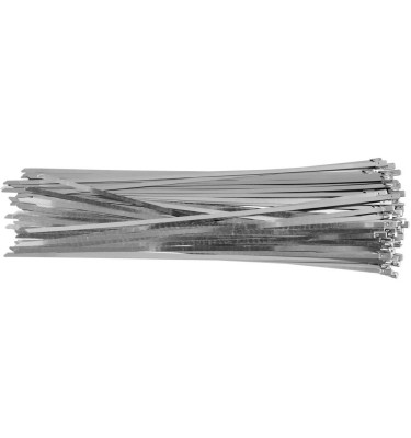 OPASKI ZACISKOWE ZE STALI NIERDZEWNEJ 4.6X500MM 100SZT.