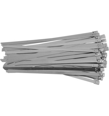 OPASKI ZACISKOWE ZE STALI NIERDZEWNEJ 8.0X250MM 50SZT.