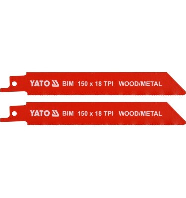 BRZESZCZOTY BIM DO DREWNA I METALU 150MM 18TPI 2SZT Yato YT-33931