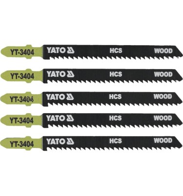 Brzeszczot do wyrzynarki typ t, 10 tpi, do drewna, 5 szt YT-3404 YATO