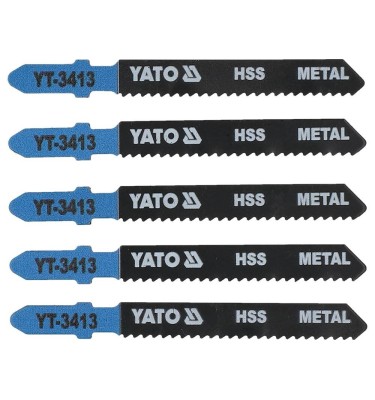 Brzeszczot do wyrzynarki typ t, 12 tpi, do metalu, 5 szt YT-3413 YATO