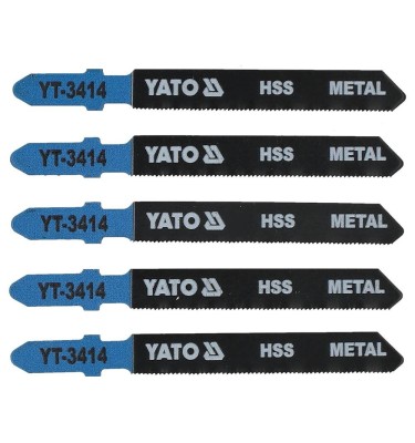 Brzeszczot do wyrzynarki typ t, 32 tpi, do metalu, 5 szt YT-3414 YATO