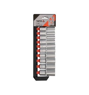 ZESTAW NASADEK DŁUGICH 1/2'' 10cz. YATO