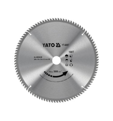 TARCZA WIDIOWA DO ALUMINIUM 300X100TX30 MM YT-6097 YATO