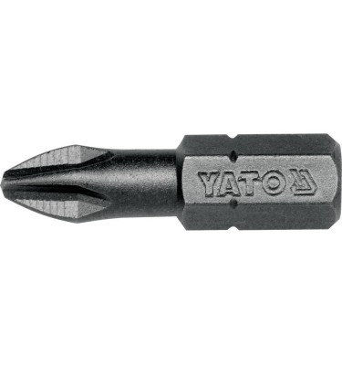 Końcówki wkrętakowe 1/4x25 mm, ph2, 50 szt BITY YATO