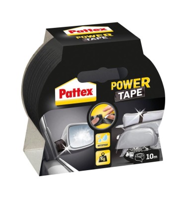 Taśma power tape 10m czarna PATTEX