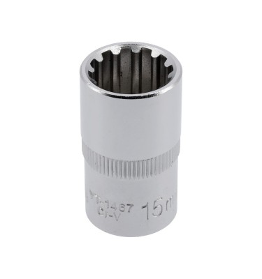 Nasadka spline 1/2, 15 mm YT-1467 YATO