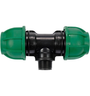 Trójnik PP GZ 32mm x 3/4" x 32mm