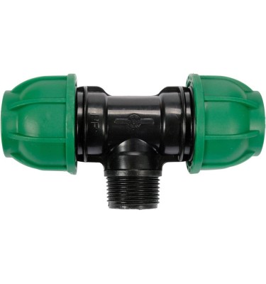 Trójnik PP GZ 32mm x 1" x 32mm