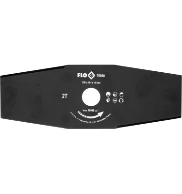 NÓŻ 2-RAMIENNY DO KOSY 250 MM / 25,4 MM