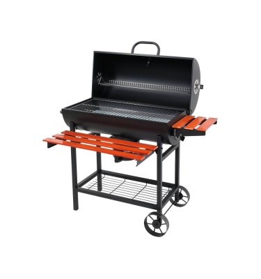 GRILL WĘGLOWY Z POKRYWĄ, RUSZT 71X34,5CM