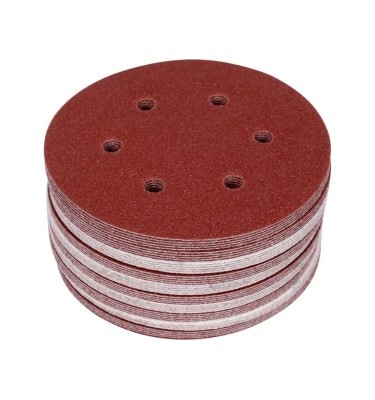 KRĄŻEK ŚCIERNY NA RZEP 6 OT P60 150MM 50SZT