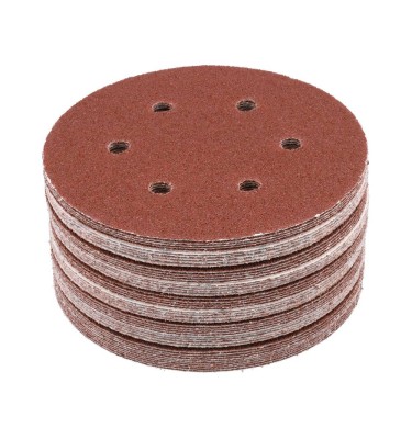 KRĄŻEK ŚCIERNY NA RZEP 6 OT P40 150MM 50SZT