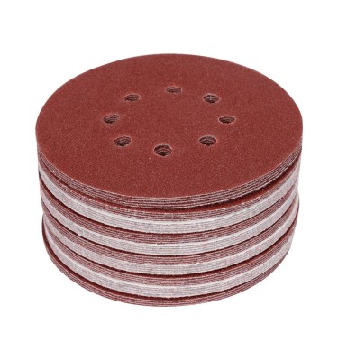 KRĄŻEK ŚCIERNY NA RZEP 8 OT P60 150MM 50SZT