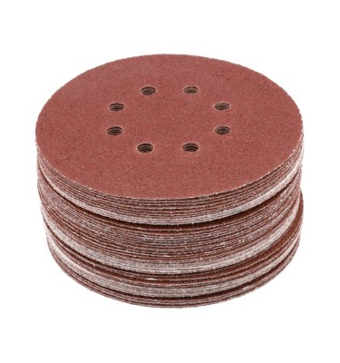 KRĄŻEK ŚCIERNY NA RZEP 8 OT P40 150MM 50SZT