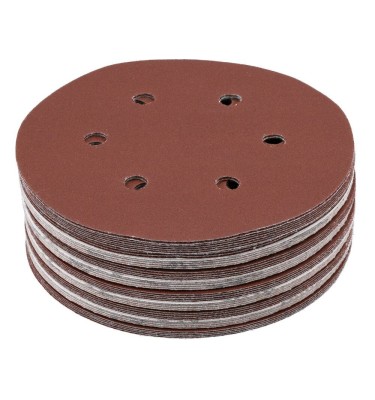 KRĄŻEK ŚCIERNY NA RZEP 6 OT P220 150MM 50SZT