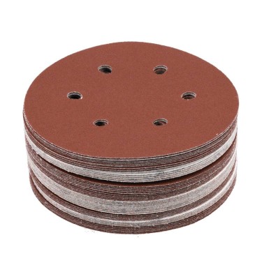 KRĄŻEK ŚCIERNY NA RZEP 6 OT P120 150MM 50SZT