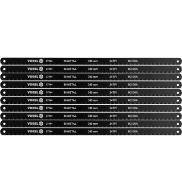 BRZESZCZOT BI-METAL M2 + D6A do METALU 300mm 10szt 24 TPI Vorel