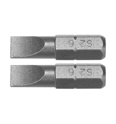 BITY 1/4"X25 MM, 6MM 2 SZT YT-77893 YATO