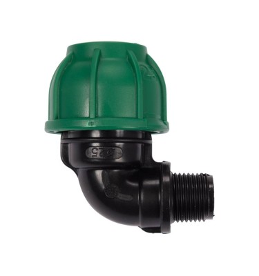 Kolanko do rur PE 90° GZ 25 x 1/2"