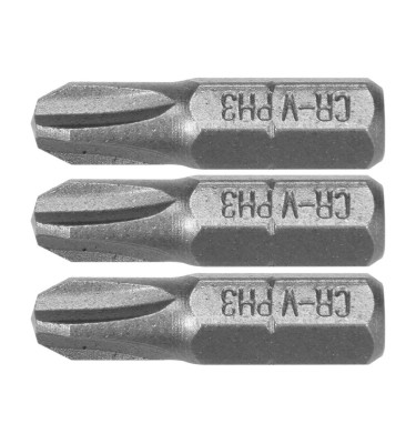 BITY 1/4"X25 MM PH1, PH2, PH3 3 SZT 65461 Sthor