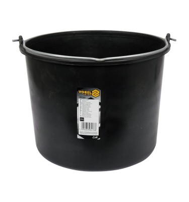 Wiadro budowlane czarne 21L