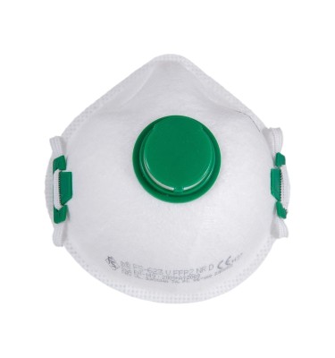 Półmaska filtrująca z zaworkiem tłoczona FS-623V FFP2