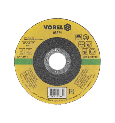 Tarcza do cięcia kamienia 115x3,2x22 08671 Vorel