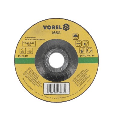 Tarcza do szlifowania kamienia 125x6,8x22 08683 Vorel