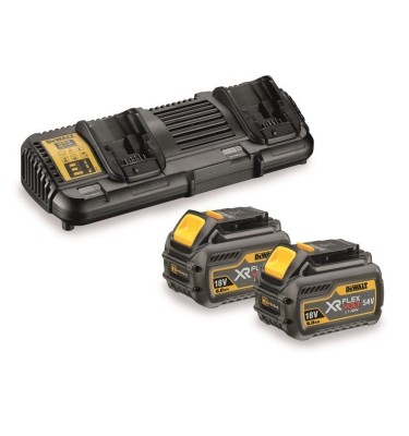 Zestaw ładowarka i akumulatory 54/18V 2.0/6.0Ah DeWalt