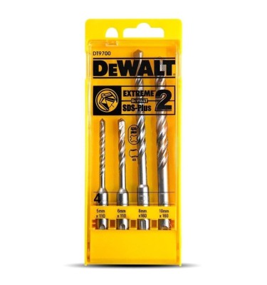 Wiertła do betonu SDS+ 4szt. 5-10mm DT9700 DeWalt