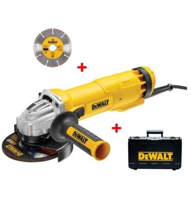 SZLIFIERKA KĄTOWA 125mm 1200W KUFER DeWalt