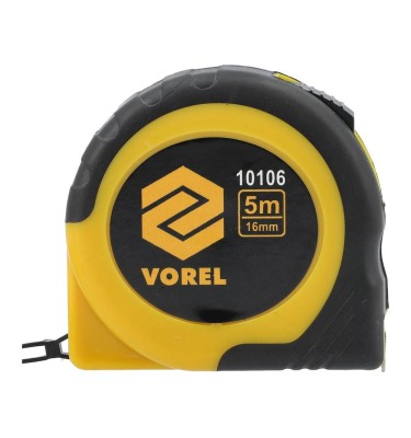 Miara zwijana żółto-czarna 5 m x16 mm 10106 Vorel