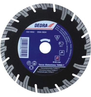 Tarcza diamentowa turbo-t 250mm/25,4