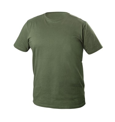T-Shirt bawełniany ciemny zielony 2XL VILS