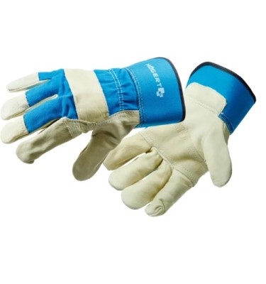 Rękawice ochronne skórzane niebieskie 9 ELBE