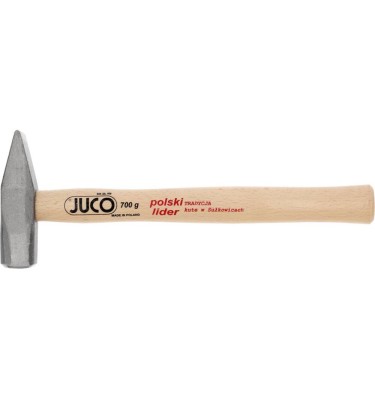 Młotek ślusarski tradycyjny 0,7kg trzonek drewniany Juco
