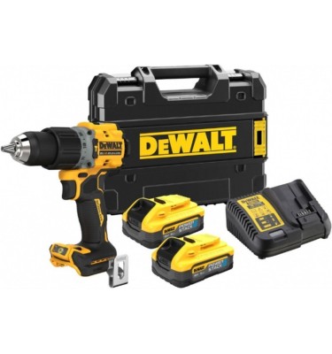 Udarowa akumulatorowa wiertarko-wkrętarka 18V XR + 2x5,0Ah  + tstak  DeWalt