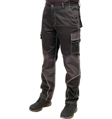 Spodnie do pasa z elastanem czarne rozmiar 2XL