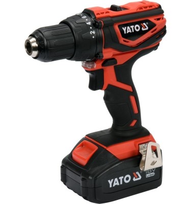 WIERTARKO-WKRĘTARKA 18V, 2 AKUMULATORY ŁADOWARKA