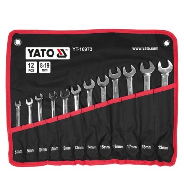 ZESTAW KLUCZY PŁASKO-OCZKOWYCH Z GRZECHOTKĄ I PRZEGUBEM Yato