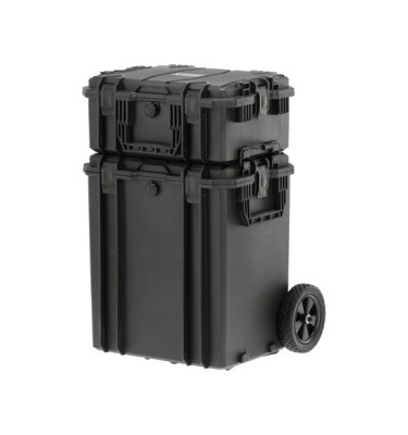 WALIZKA HERMETYCZNA NARZĘDZIOWA + SKRZYNKA NA KOŁACH WKŁAD GĄBKOWY