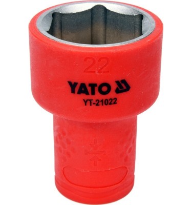 NASADKA IZOLOWANA 22MM 3/8 6-KĄT. VDE YT-21022 YATO