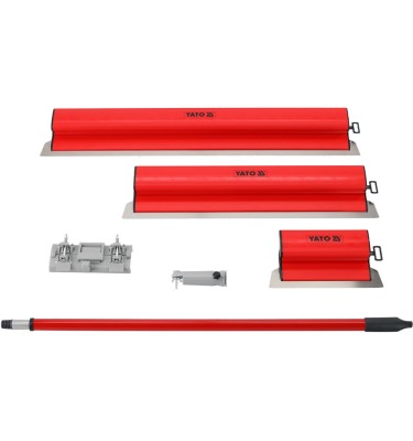 ZESTAW SZPACHLI, NOŻY PVC 5 ELEMENTÓW DO GŁADZI W WALIZCE