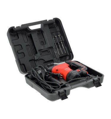 MŁOT UDAROWY MŁOTOWIERTARKA SDS PLUS 1100W 4,5J 3 FUNKCJE + DŁUTA WALIZKA