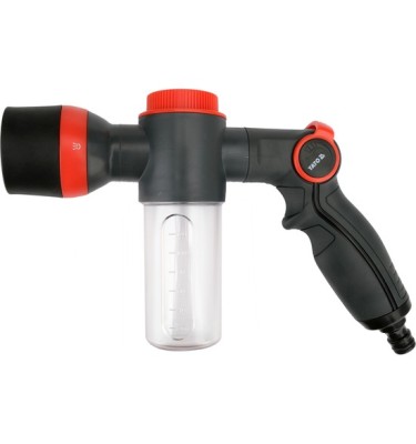 PISTOLET OGRODOWY ZRASZAJĄCY 4 FUNKCYJNY Z DOZOWNIKIEM