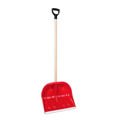 Łopata do śniegu, okucie aluminiowe, trzon drewniany 47cm mrozoodporna